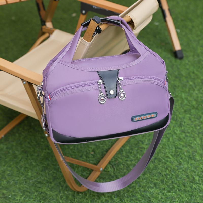 Fashion Handbag Lightweight Oxford Cloth Women's Shoulder Bag Casual Large Capacity Water-proof Travel Messenger Bag