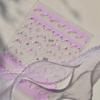 Tomoni Crystal Diamond Nail Stickers - Japanese Collaboration with Floral French Designs