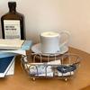 Multifunctional Decorative Metal Wire Basket For Kitchen Countertop Desk Organizer And Fruit Vegetable Drainer