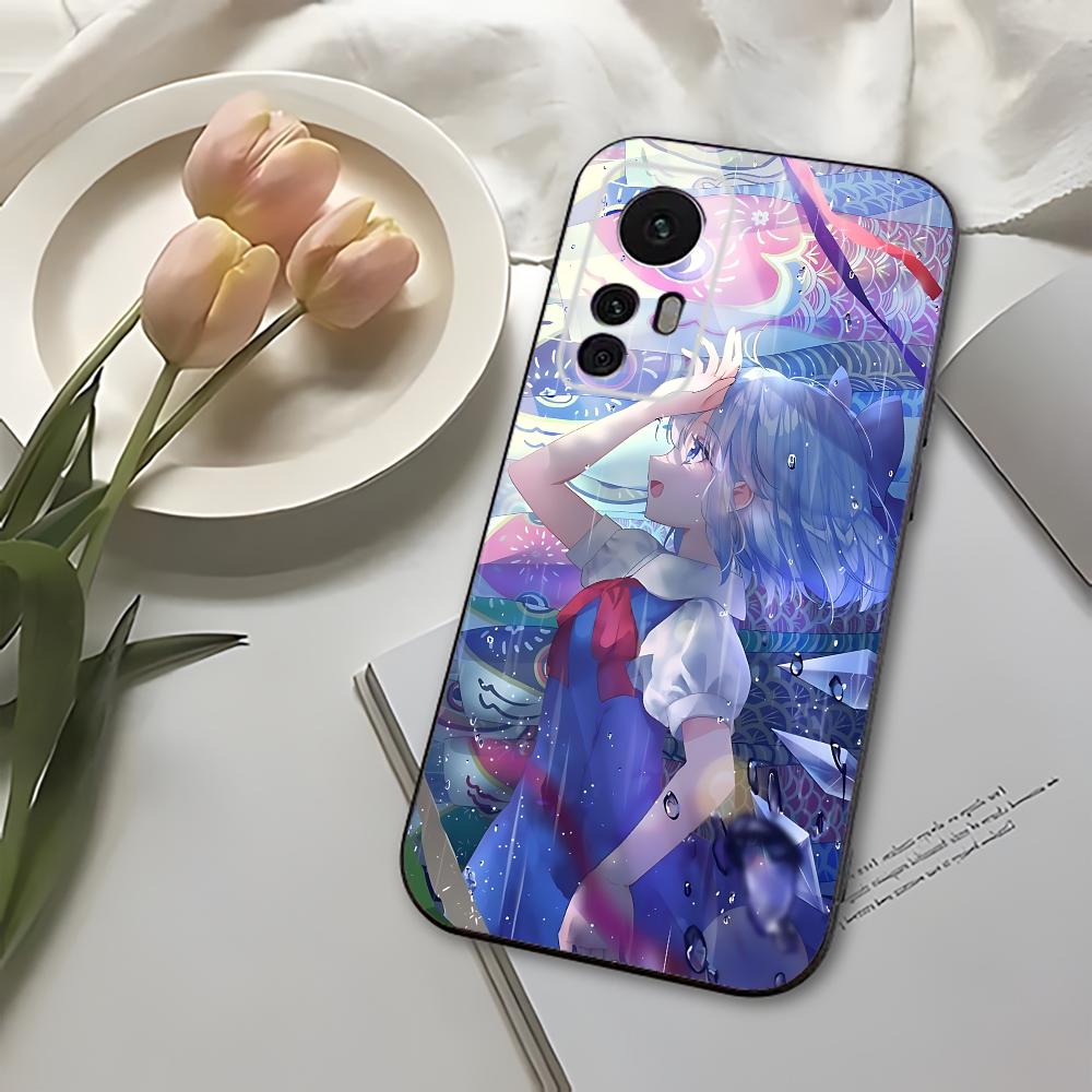 Game T-Touhou P-Project Phone Case For Xiaomi 11 Redmi Note 11 5G 8T 9A 9 10T Note8Pro Note9 12SUltra Black Case