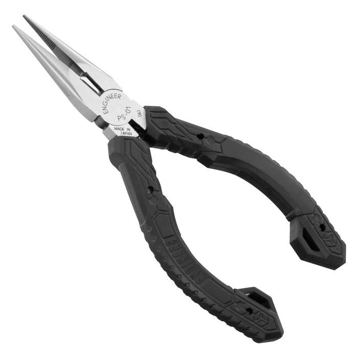 ENGINEER Miniature Radio Pliers ESD Antistatic 139mm PS-01 Silver (1pc)