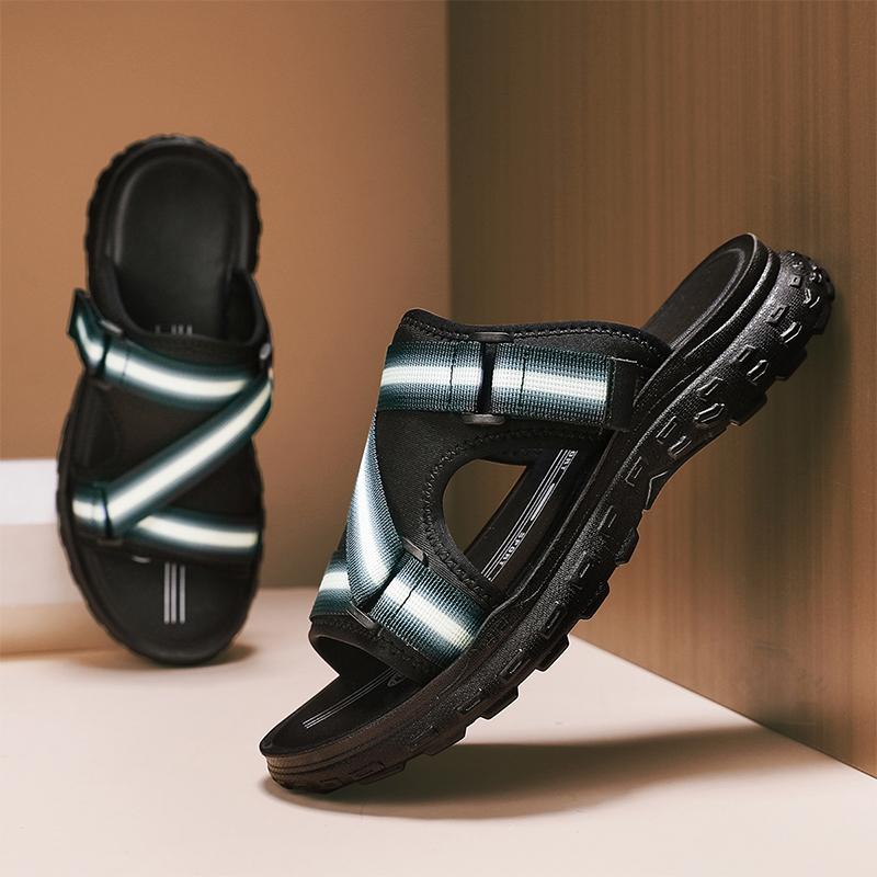 Fashion Brand Summer Men's Sandals Men Slippers Gladiator Men Beach Sandals Soft Comfortable Outdoors Wading Shoes Breathable Season Sne