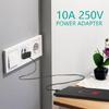 Professional 110-250V To 2000W Australian Electrical Socket Power Socket Plug Travel Charging Adapter Converter 2Pin