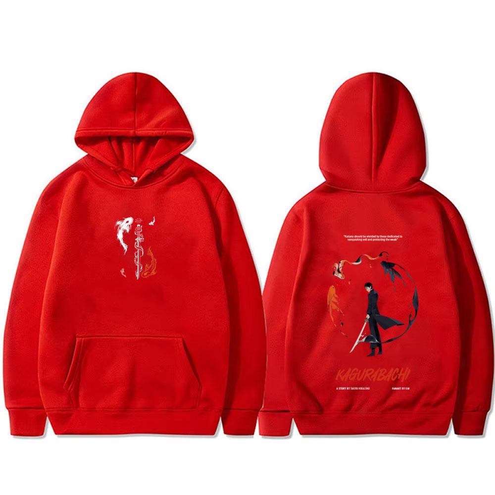 Hot Sale Anime Kagurabachi Chihiro Rokuhira Print Hoodie Unisex Cartoon Manga Streetwear Male Vintage Casual Pullover Hoodies