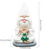 1PC Gnome Statue Garden Ornaments Decorations Gnome Figurine for Garden Sculpture Resin Crafts