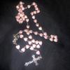 Perlen Rosenkranzperlen Rosenkranz Halskette Katholische Gebet Rosa Weiß Perle Liebesherz Christus Gebet Rosenkranz Halskette Schmuck