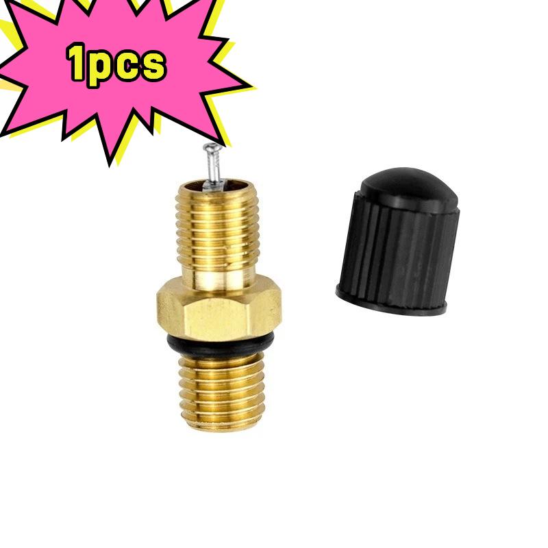 1/3/5pcs M8*1 Brass Schrader Valve Stem for Bicycle Car Motorcycle Tires Copper Tire Valve Core - Bicycle Accessories Stem Caps1