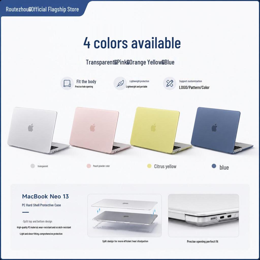 Compatible Protective Case for 2026 Apple MacBookneo 13" Laptop (A3404)