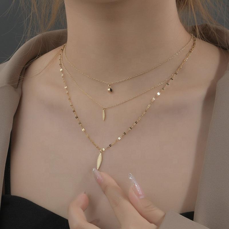 2026 Fashion Elegant Stainless Steel Cross Crucifix Necklace for Women Jewelry