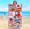 Cute Girls B-Bettys Boops Beach Towel Sauna Swimming Pool Bath Towels Bathroom For Home Playa Travel Spa Baby Microfiber Gym Sea