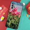 Tulips Flower Case For Samsung Galaxy A55 A35 A15 A54 A34 A14 A52 A32 A12 A13 A33 A53 A17 A16 A26 A36 A56