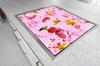 Glass stovetop protector 70x52 Flower