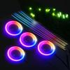 14 In 1 Car Symphony Ambient Light RGB LED Atmosphere Acrylic Strip Remote APP