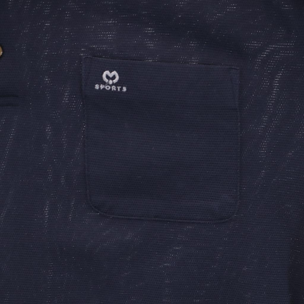 mila schon sports Made In Japan Long Sleeve Polo Shirt 175-185 Navy Men's Used