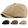 HT5032 Baskenmütze Neue Frühling Herbst Winter Herren Damen Mütze Künstler Maler Woll Baskenmütze Hut Männlich Weiblich Verstellbar Achteckige Baskenmütze