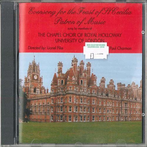 

CD LIONEL PIKE Chapel Choir Of Royal Holloway DRD0022 NOT ON LABEL UK Classical Used