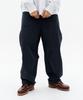 CONTROBANAL3 Single-Pleat Wide Cargo Pants [Navy]