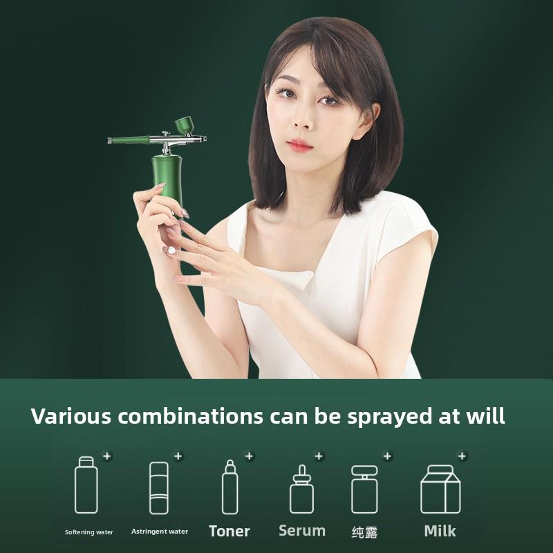 Hydrating Instrument Spray Gun High Pressure Beauty Salon Instrument Facial Essence Introduction Oxygen Injection Instrument Water Light Needle