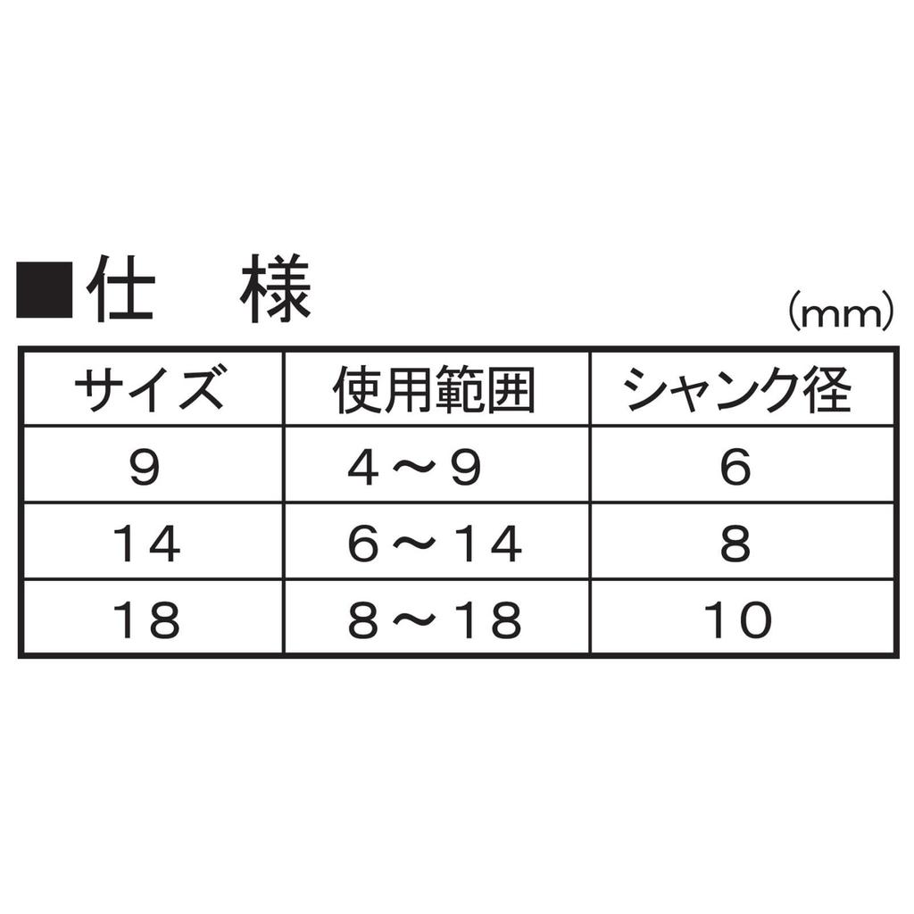 Niigata Seiki SK Promen 6-14mm PC-14 Runder Schaft