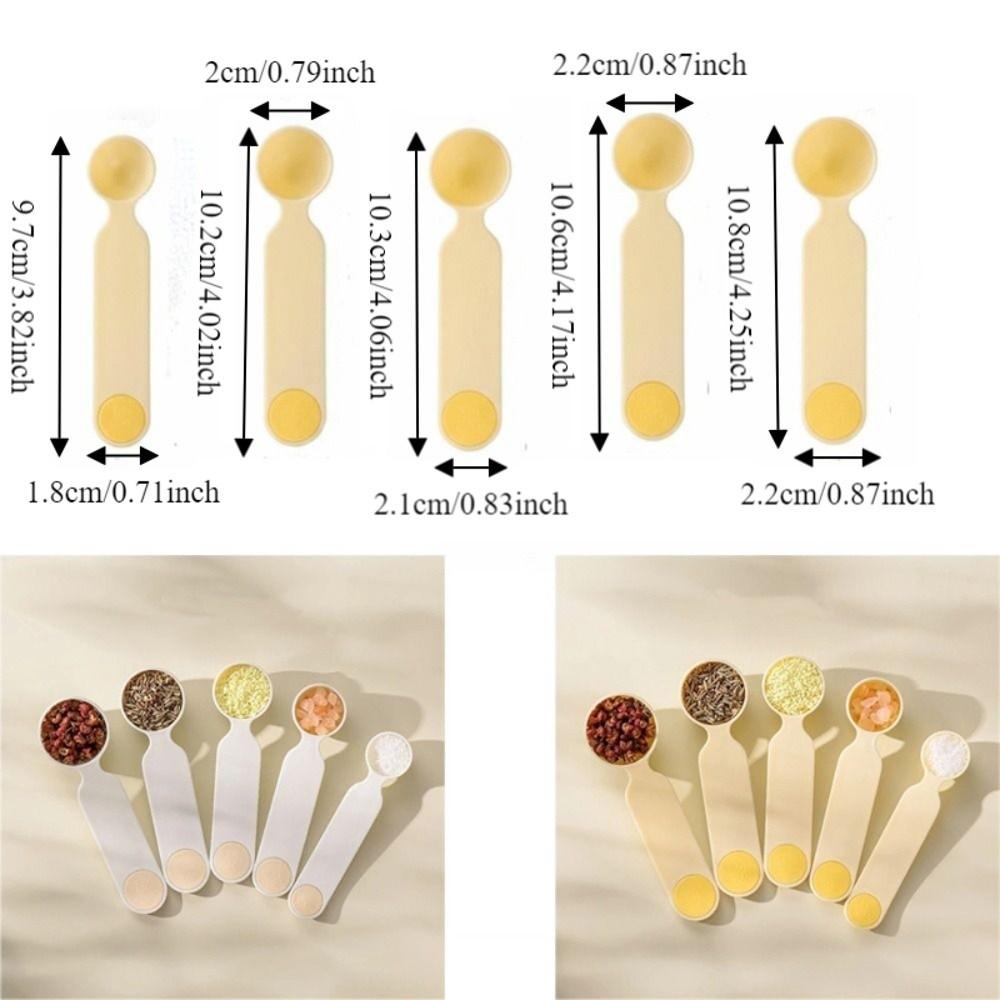 Portable Kitchen Measuring Spoon Stacking Coffee Sugar Scoop Baking Measuring Set  Cake Baking