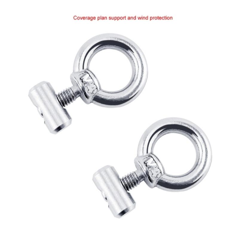 4mm RVs Caravans Awning Rail Stoppers Stops Motorhome Campervan Stainless Steel