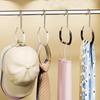 4 Pack Hat Organizer for Baseball Caps, Hat Rack for Caps Scar Handbag Stainless Steel Hat Hangers for Closet