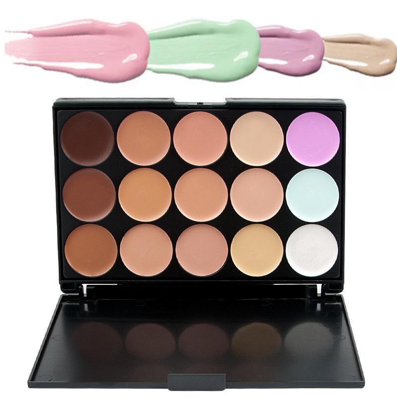 15-Color Concealer & Contour Cream Palette