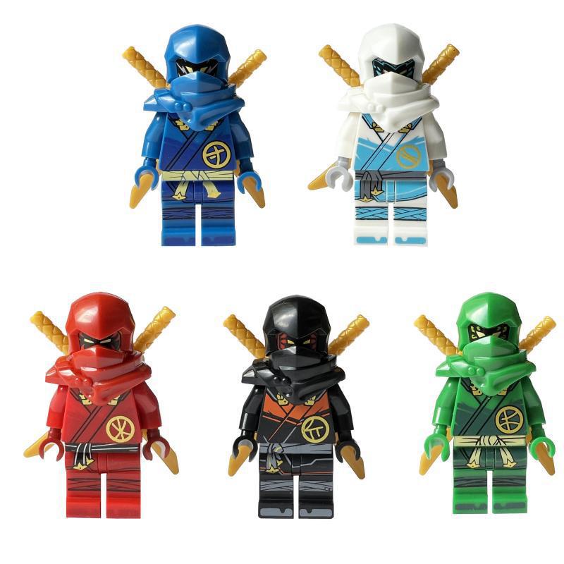 Ninja Hero Police Firefighter Minifigure Building Blocks Set, City World Educational Puzzle Bricks Toy for Boys Girls