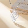 My Shape Punk Crown Lion King With Sikh Symbol Khanda Pendent Necklace Stainless Steel Animal Charm Choker Chains Jewelry Gifts