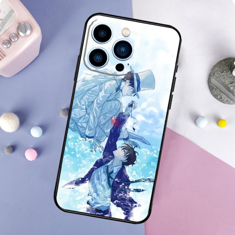 Detective Conan Case For iPhone 16 15 13 12 11 14 Pro Max Mini X XR XS Max Plus Bumper Back Cover