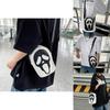 Trendy Ghost Skull Crossbody Bag Small Pu Shoulder Bag For Men And Women