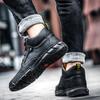 Herrenstiefel Vintage Stiefeletten Männliche Outdoor-Schuhe Wildleder Bequeme Schuhe Herrenstiefel Schnürstiefel Wanderschuhe Übergröße 39-47