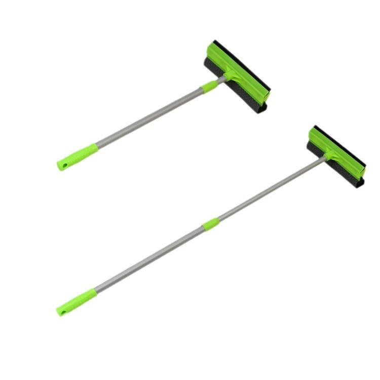 Dual-Sided Window Squeegee with Detachable, Extended Handle