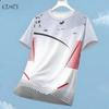 Koszulka Sportowa Casualowa Męska Dry Fit Koszulka Outdoor Bieganie Kolarstwo Krótki Rękaw Oddychająca Odzież na Siłownię T-shirt z Okrągłym Dekoltem