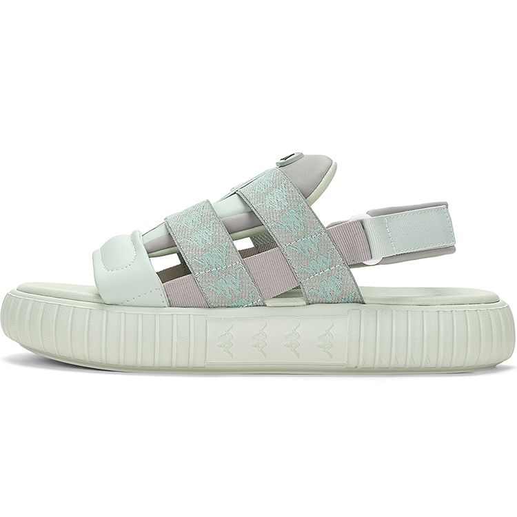 Kappa Back-To-Back Color Block Trendy Retro Outdoor Lightweight Comfortable Non-Slip Casual Fashion Sports Sandals Unisex sandals Gray K0DX5LL04D-124