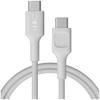 USB-C / USB-C Cable Greencell PowerStream 120cm PD 100W White Braided