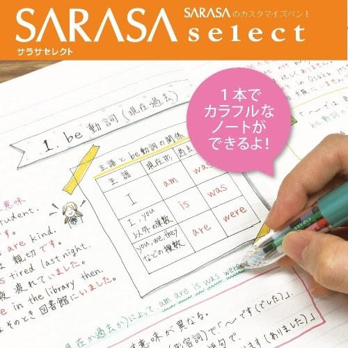 Zebra Ballpoint Pen Refill NJK-0.5 Lead Prefeel Sarasa Black Red Blue Set of 5 RNJK5-BKRBL-5AZ