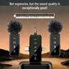 No. 18 Smart Bluetooth 3-in-1 Wireless Lapel Microphone with Noise Reduction for Live Broadcasts & Meetings.
