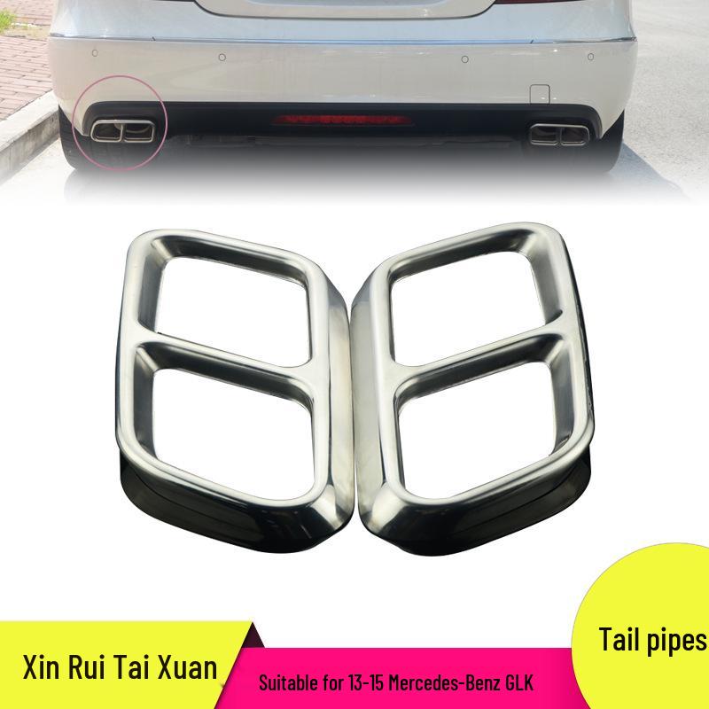 Stainless Steel Exhaust Tailpipe Frame Set for Mercedes-Benz GLK (2013-2015)