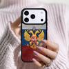 Russian Coat of Arms Phone Case For Apple iPhone 17 Air 16E 15 14 Plus 13 12 11 Pro Max Mini Funda Cover