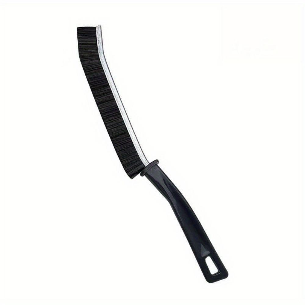 

Многофункциональная щетка для чистки щелей - 1 шт. Щетка с длинной ручкой и жесткой щетиной для кухонной плитки, подоконников, раздвижных дверей - не требует электричества 1PCS чёрный