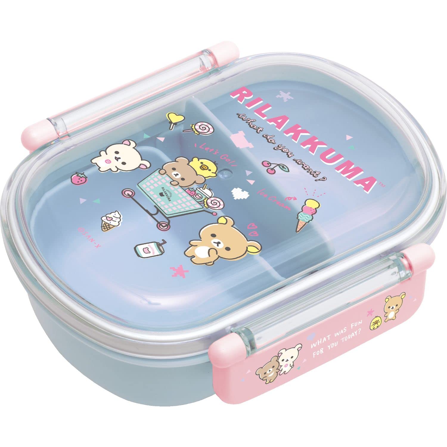 

Rilakkuma пушистый плотный ланч-бокс KA13401 San-X