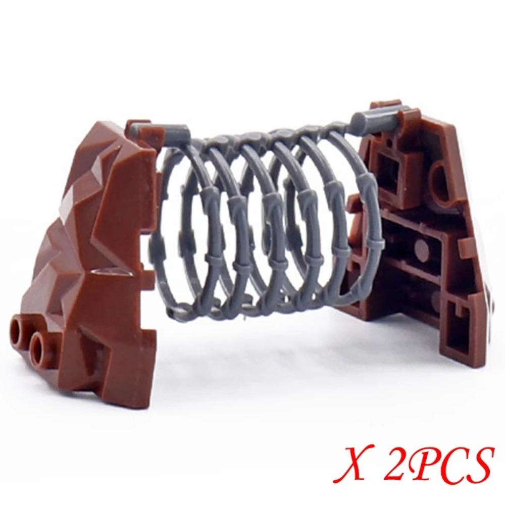 Låsbar Militær MOC Våpenveske Våpen Hunder Fallskjerm Byggeklosser Leker For Barn med Militære Låsbare SWAT Leker