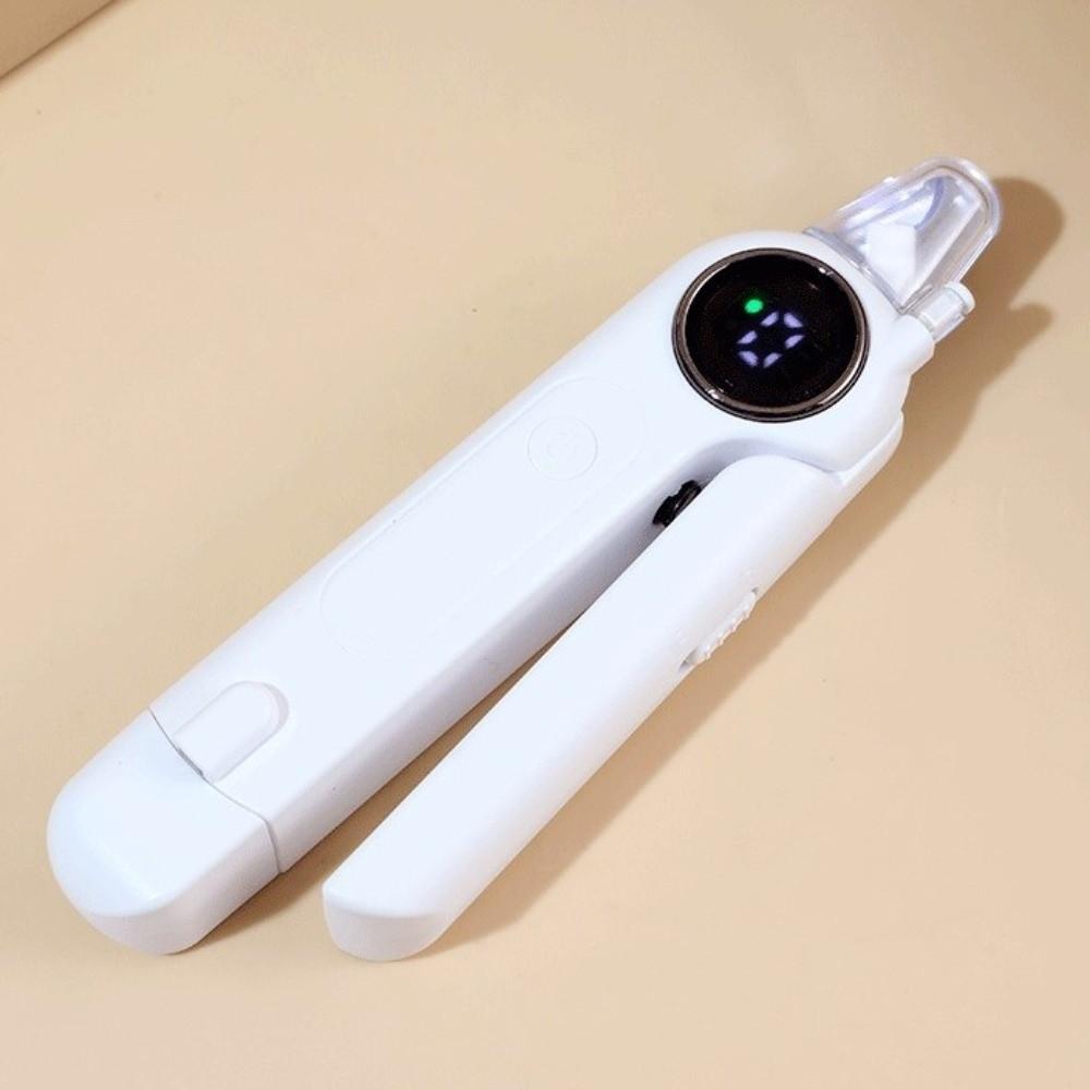 2-in-1 Cat Nail Grinder Quiet Operation LED Dog Nail Trimmer USB Rechargeable Splash Guard Nail Grooming Tool