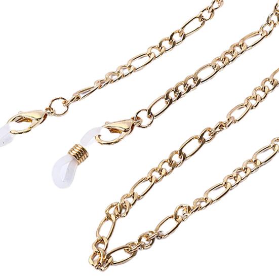 Glasses Chain Faux Pearl Neck Strap Rope Metal Fixed Eyeglass Cord for Driving
