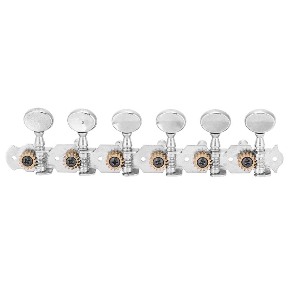 6L6R Configuration Guitar Tuning Pegs Smooth Tuning Machine Heads  For Guitar Repair
