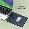 SATECHI Vegan Leather Mouse Pad Ergonomic Reversible Mouse Scratch and Water Easy To Clean Perfect Desk Mouse Pad for Office or X X - Pad, Resistant,