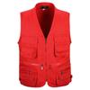 Men's Multi-Season Tactical Mesh Vest with Multi-Pockets for Fishing and Leisure