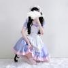 3Pcs Sweet Maid Outfit Women Anime Maid Costume Fancy Dress Cosplays Costume Maid Dress with Headwear Apron