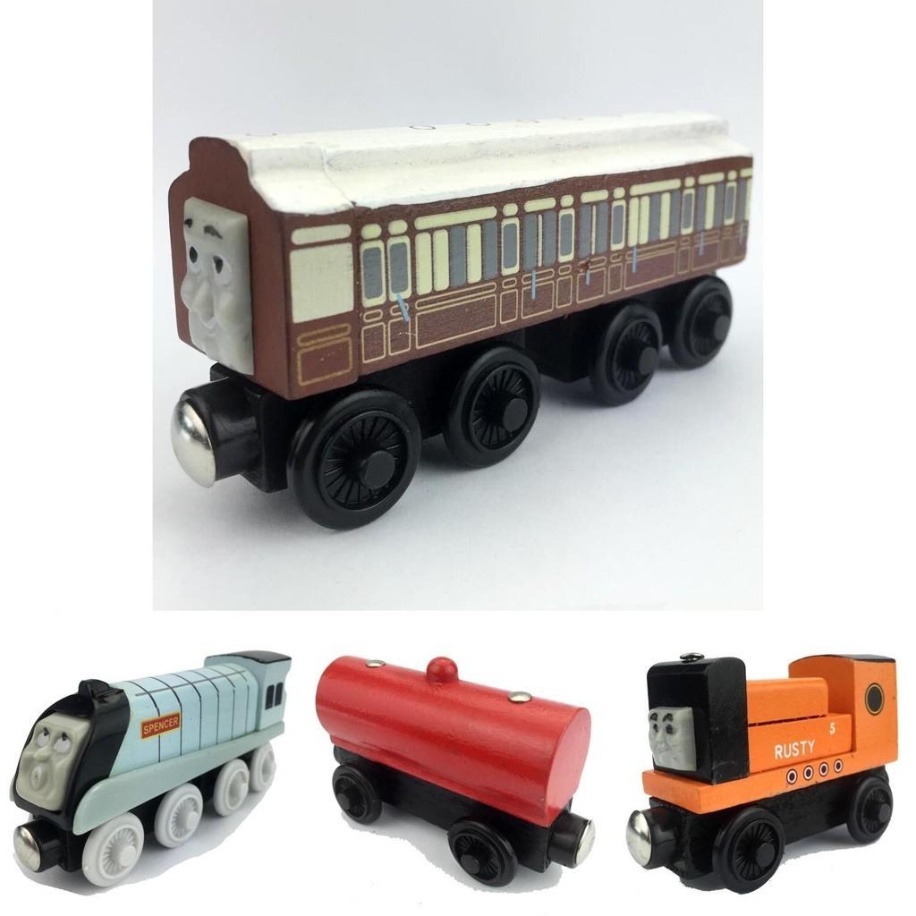 Thomas Train Car Tender Wooden Magnetic Railway Toy Truck Kids Gift Set